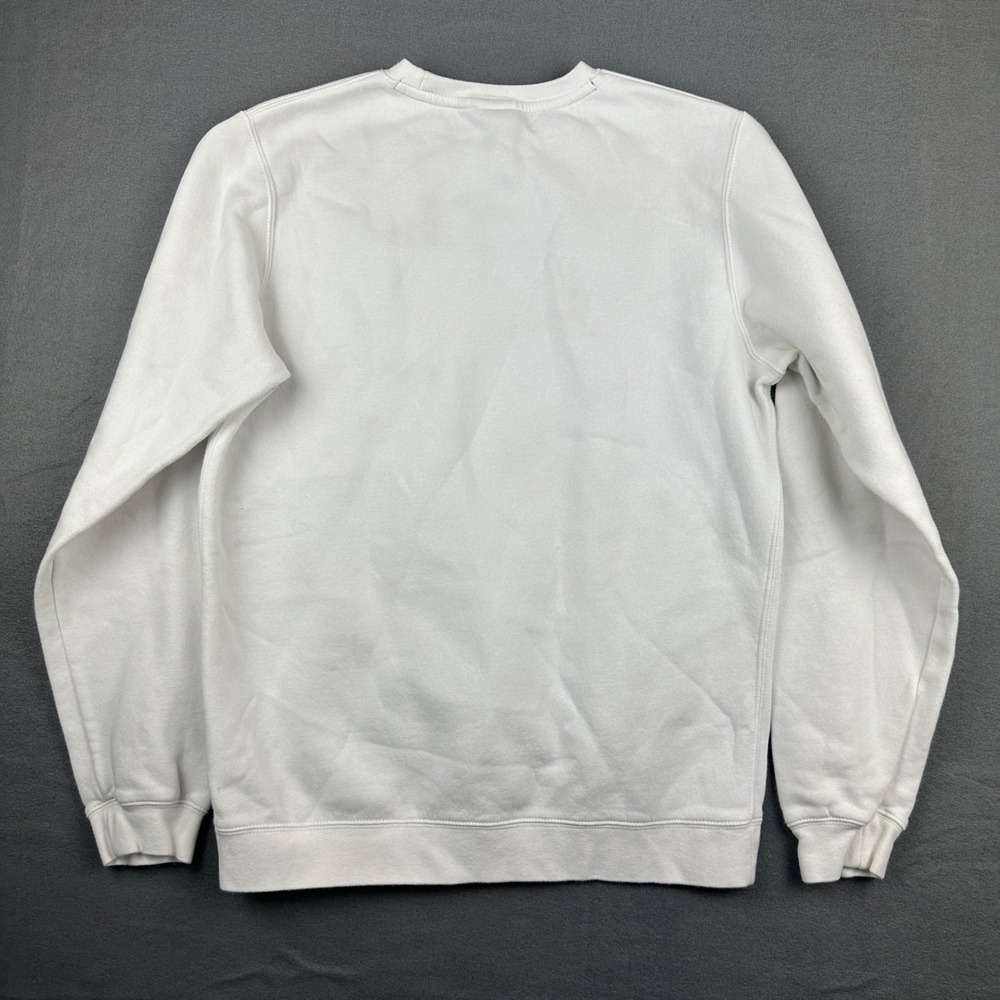 Nike Penn State Nittany Lions Crewneck Sweatshirt White Center Swoosh Mens M - Picture 4 of 7